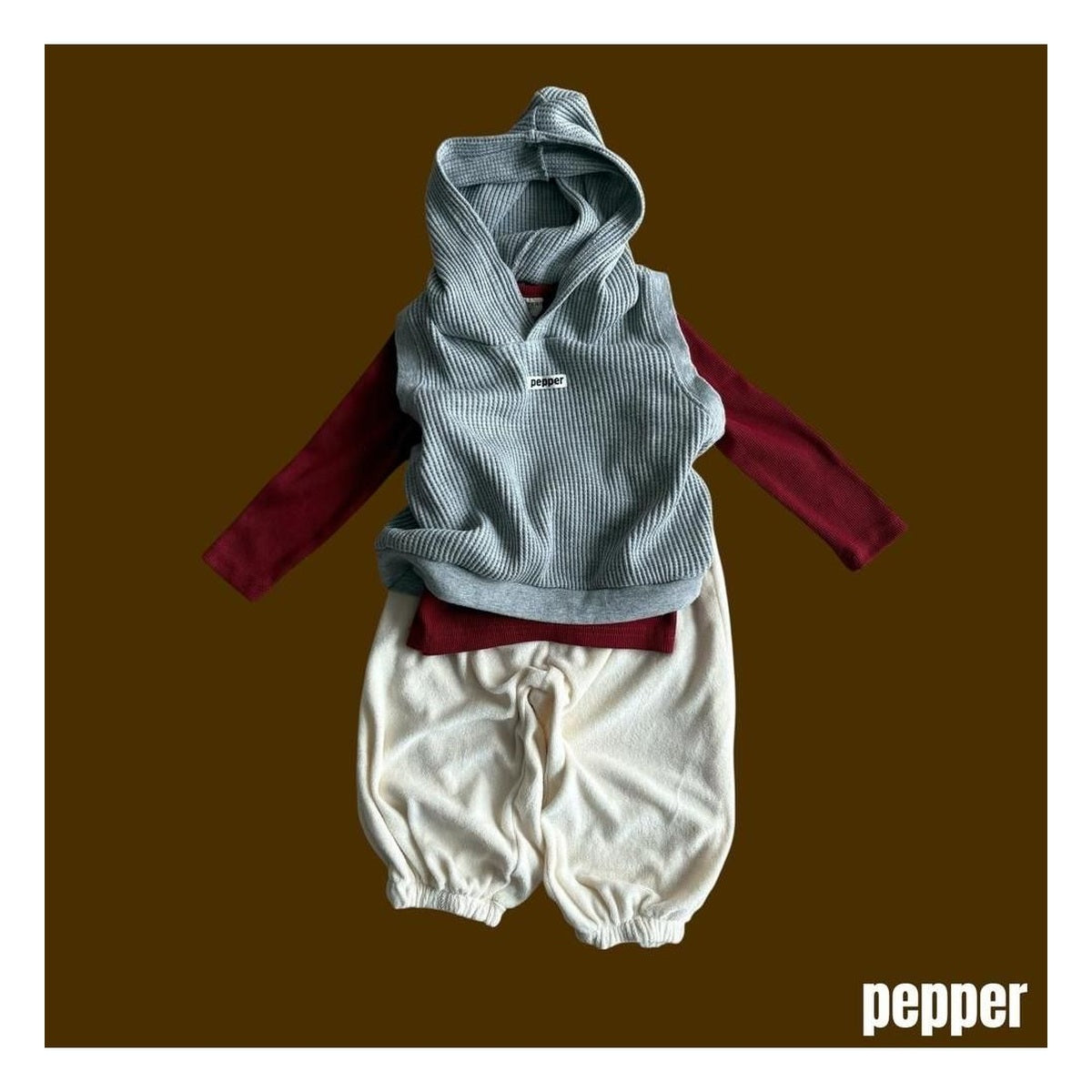 PEPPER ワッフルフードベスト