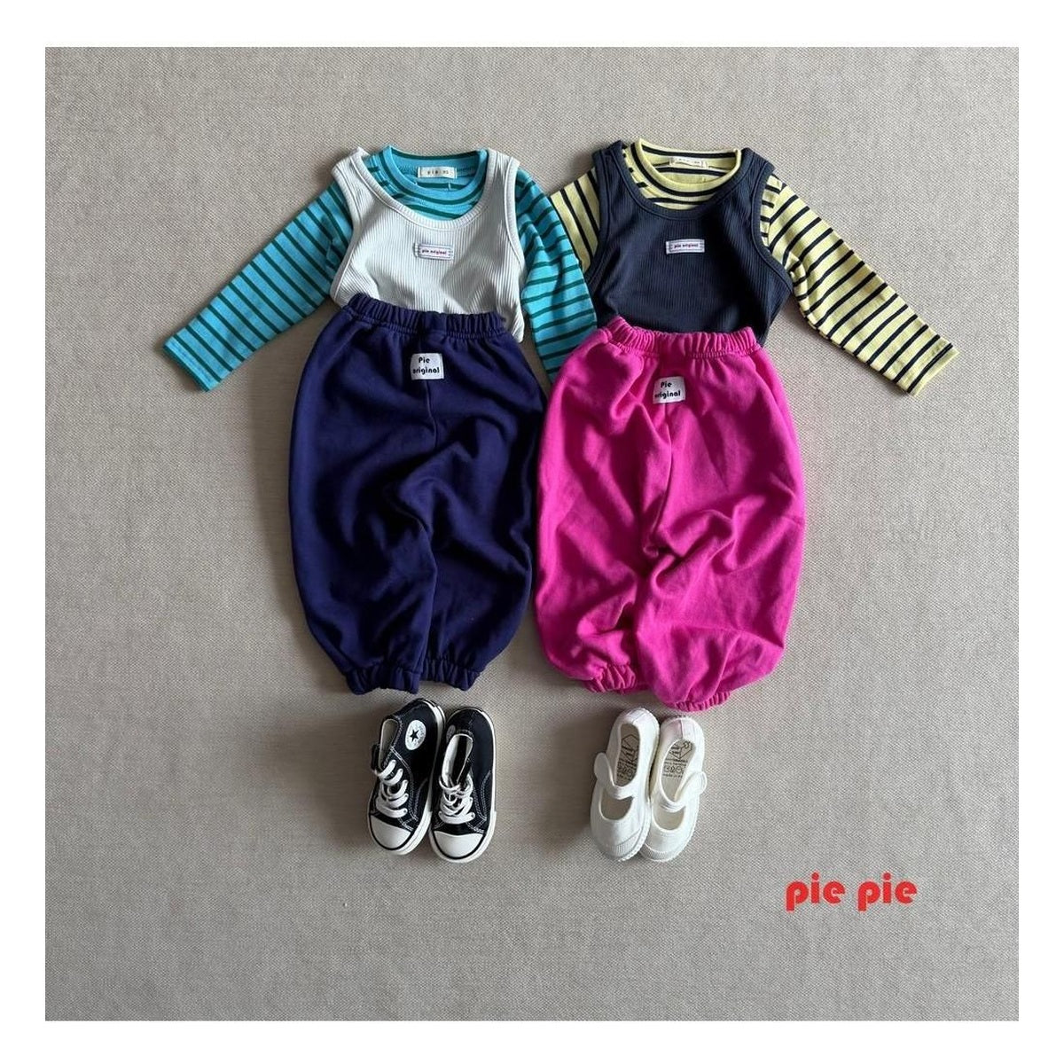 PIE レモンソーダ段カットTシャツ