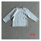 PIE フラワー柄 ぴったりTシャツ