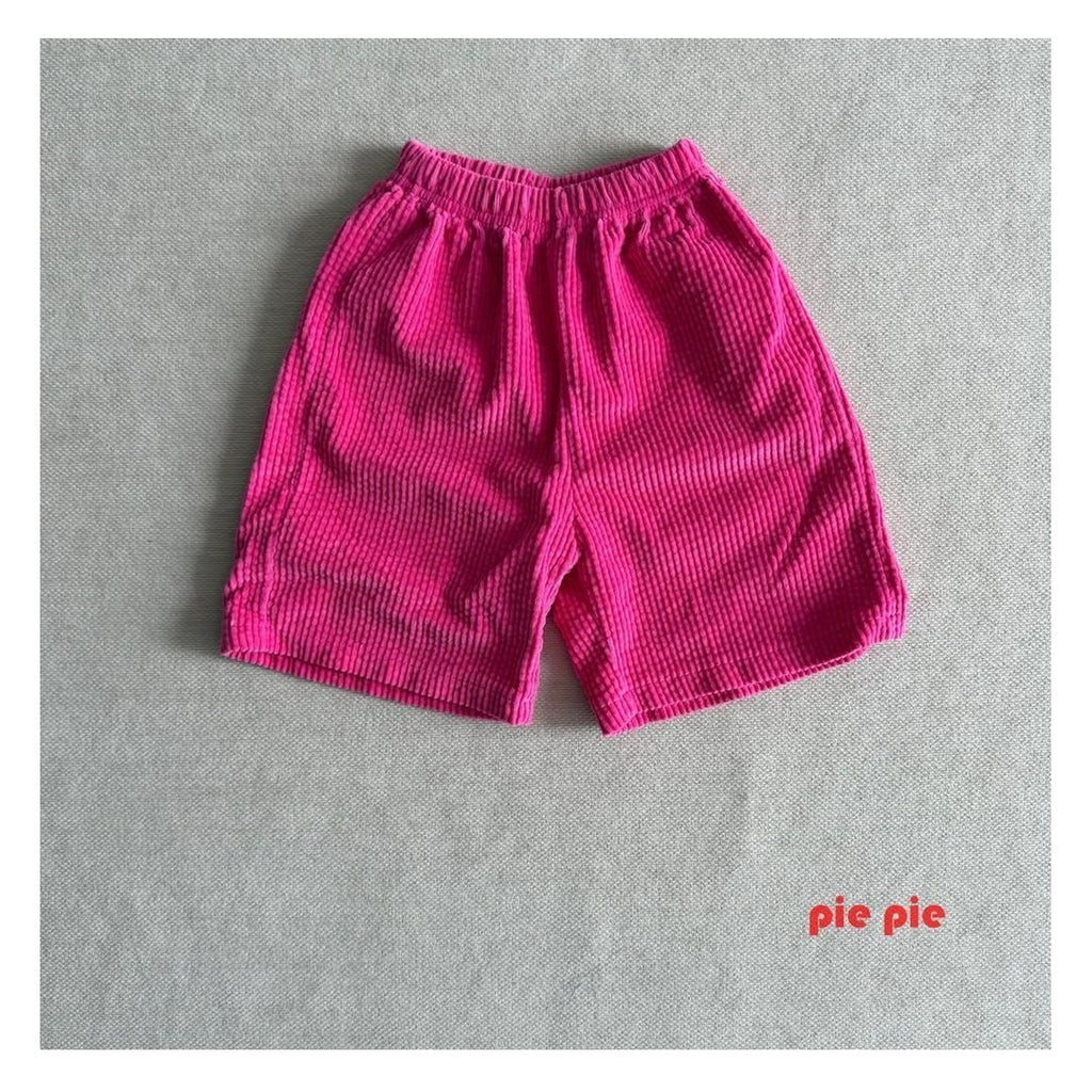 PIE エンボスコーデュロイバミューダパンツ