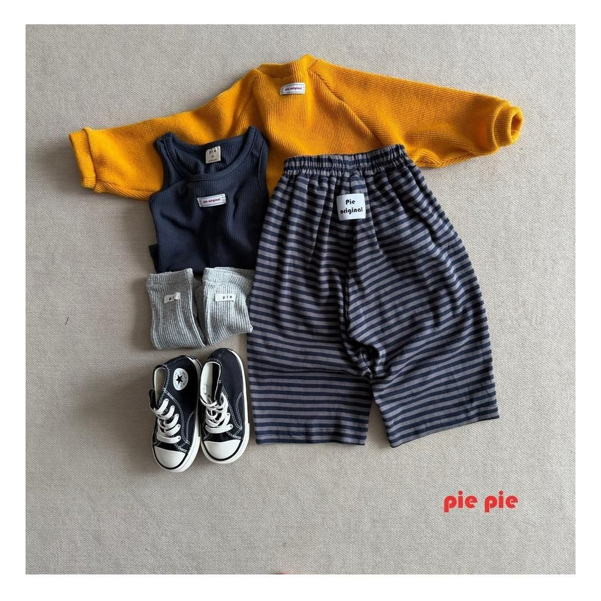 PIE ボーダーパンツ