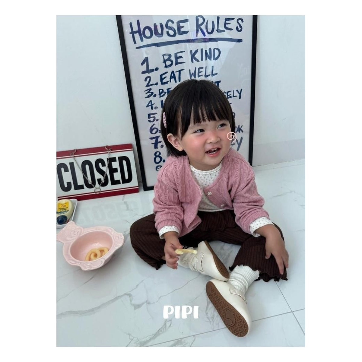 PIPI フラワーTシャツ