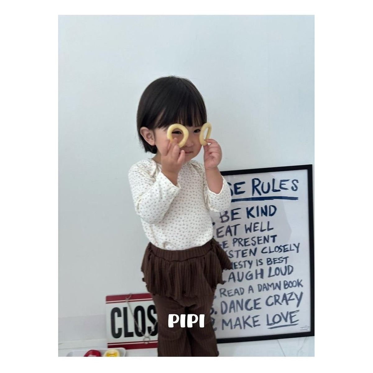 PIPI フラワーTシャツ