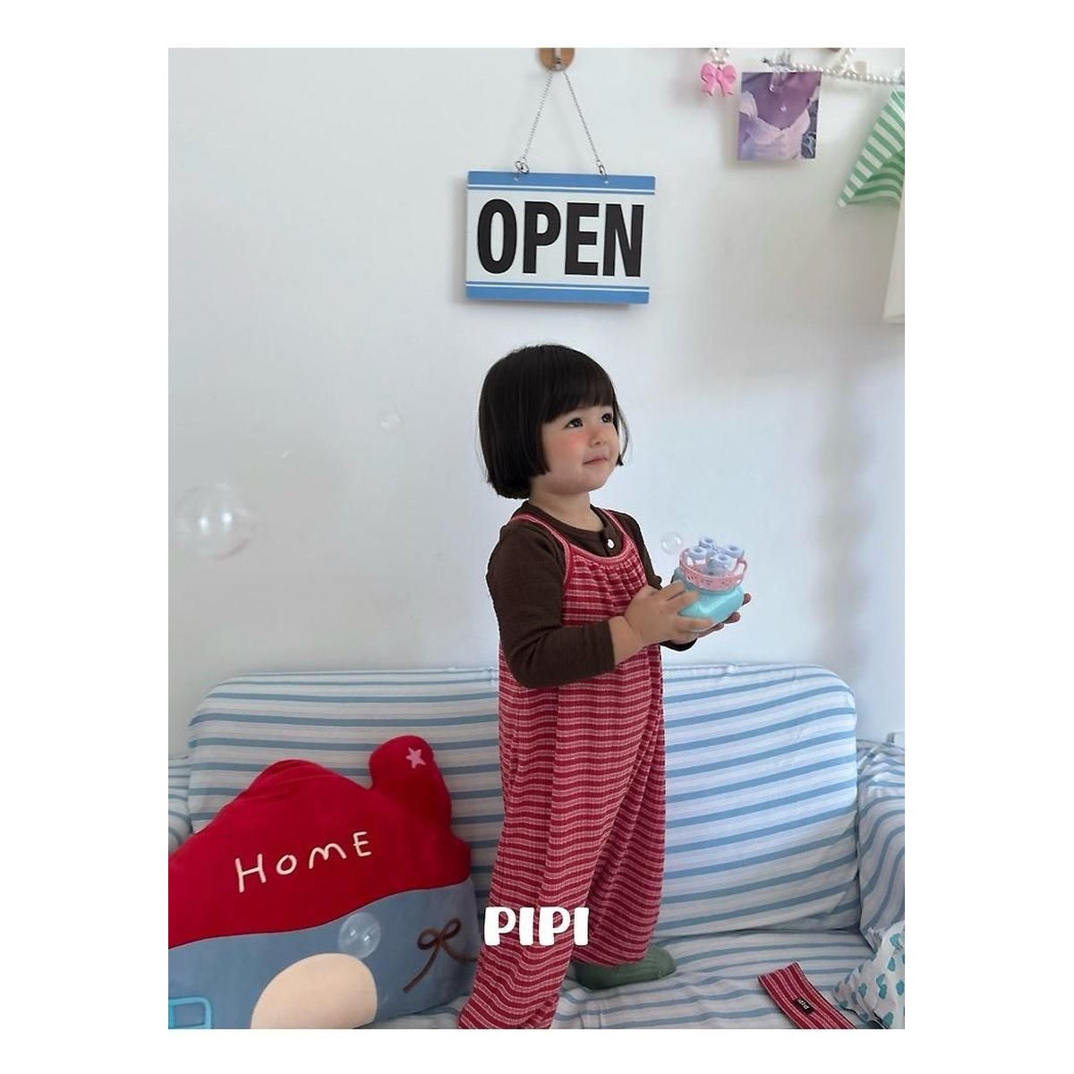 PIPI キッチュ短丈Tシャツ
