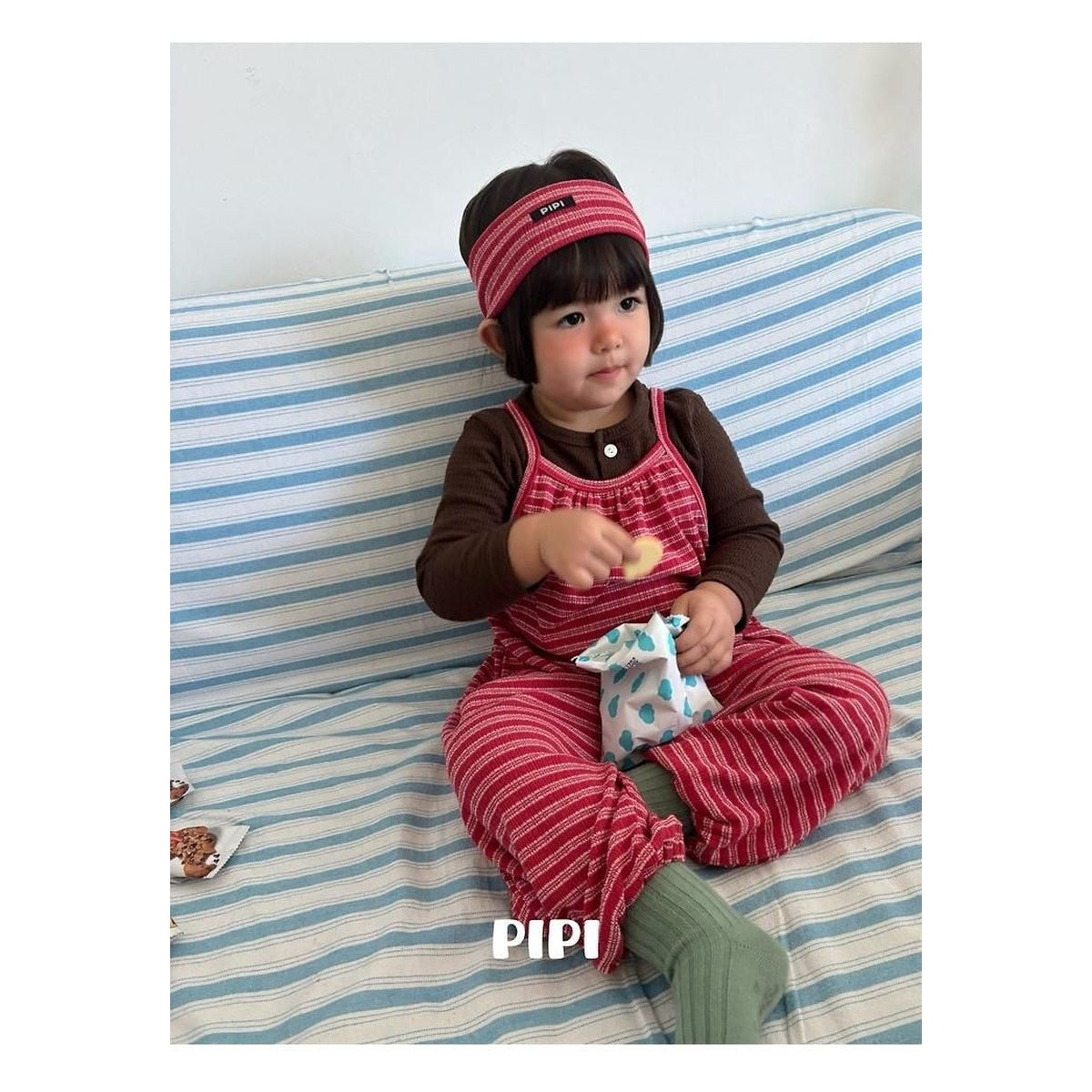 PIPI キッチュ短丈Tシャツ
