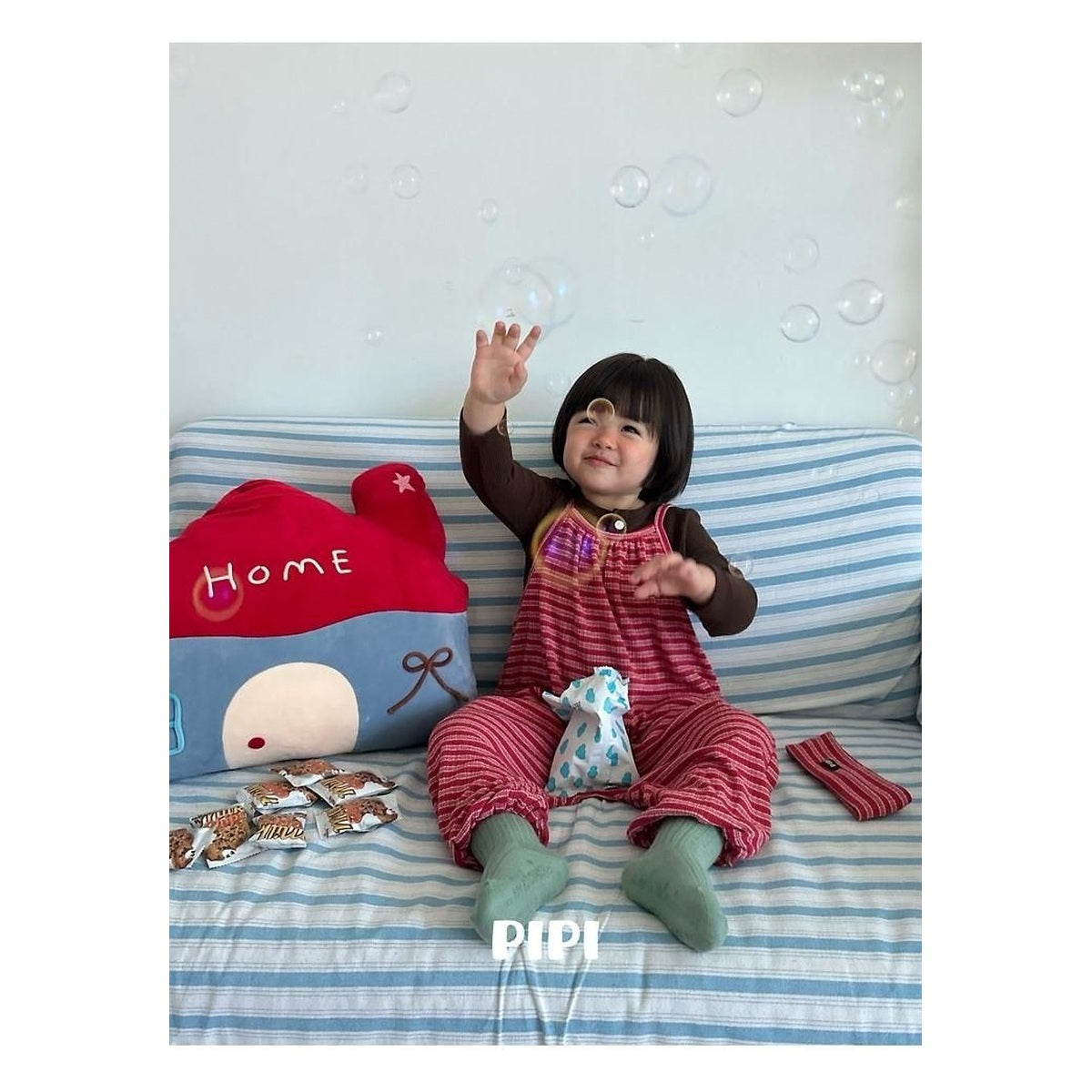PIPI キッチュ短丈Tシャツ