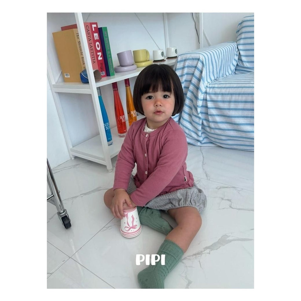 PIPI フリルカーディガン