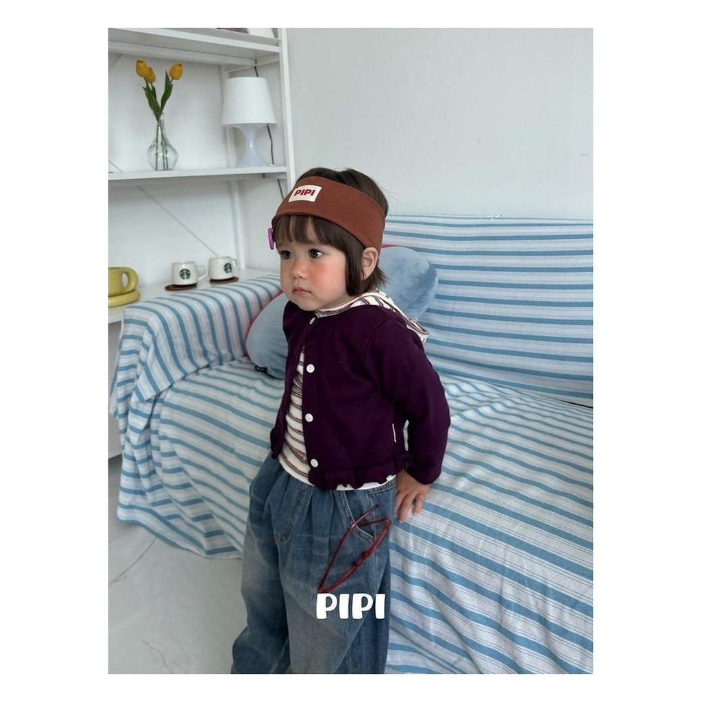 PIPI ウエストゴムデニムパンツ