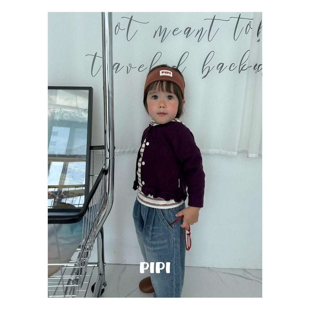 PIPI ウエストゴムデニムパンツ