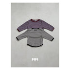 PIPI ボーダーラップTシャツ