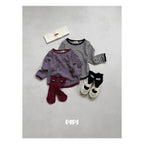 PIPI ボーダーラップTシャツ