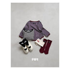 PIPI ボーダーラップTシャツ