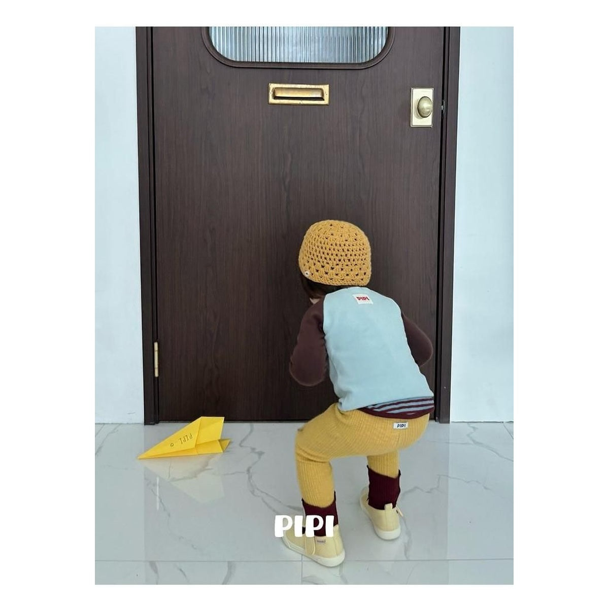 PIPI ナグラン配色Tシャツ