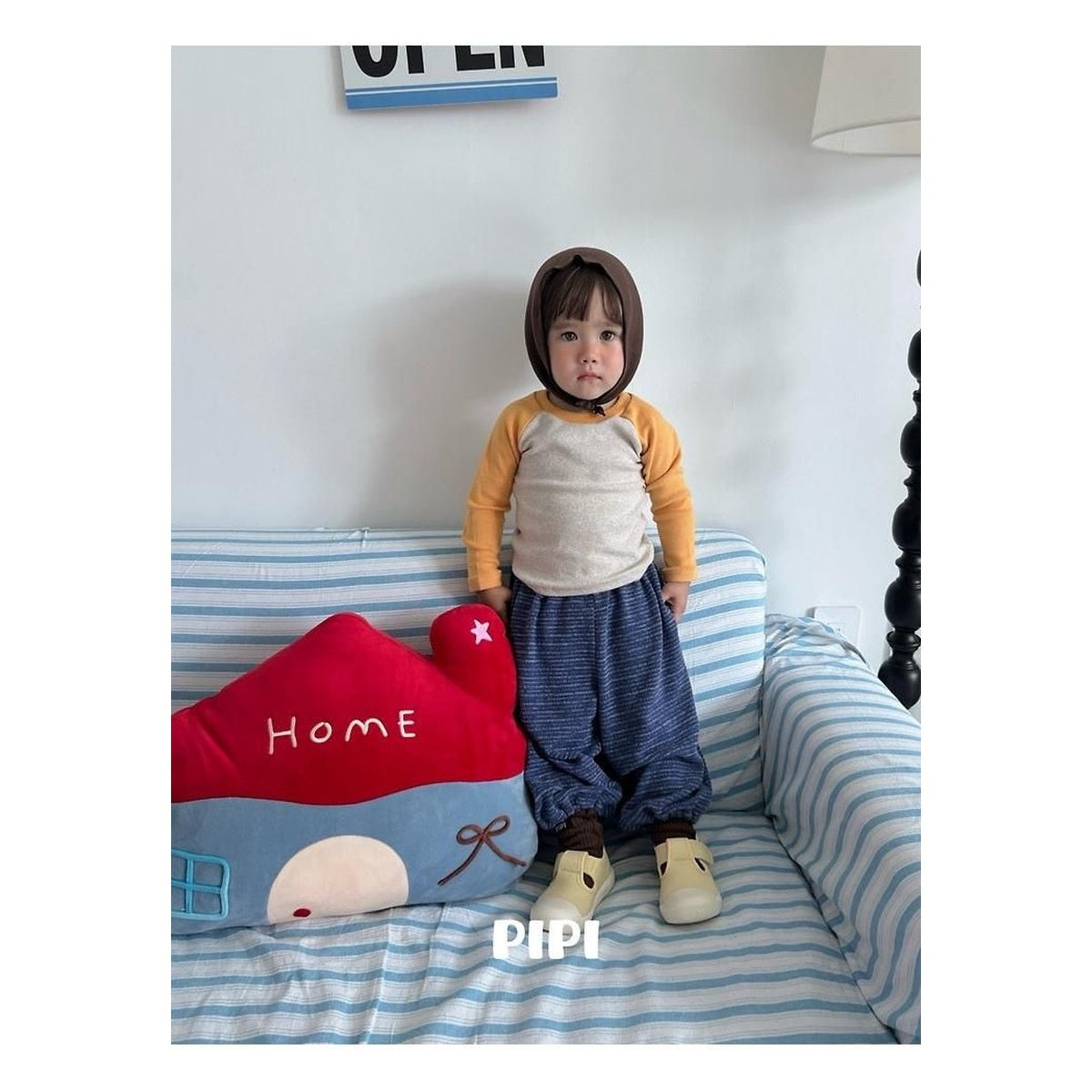 PIPI ナグラン配色Tシャツ