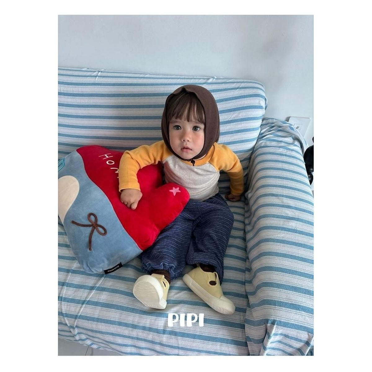 PIPI ナグラン配色Tシャツ