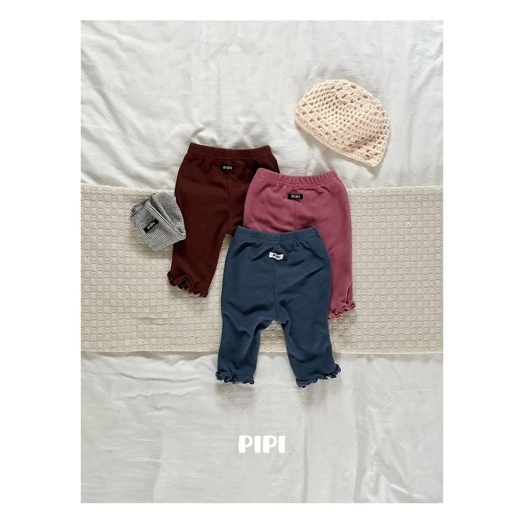 PIPI フリル8分丈パンツ