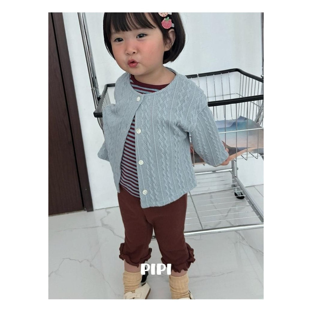 PIPI フリル8分丈パンツ