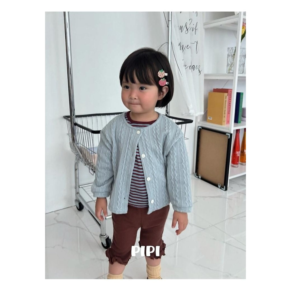 PIPI フリル8分丈パンツ