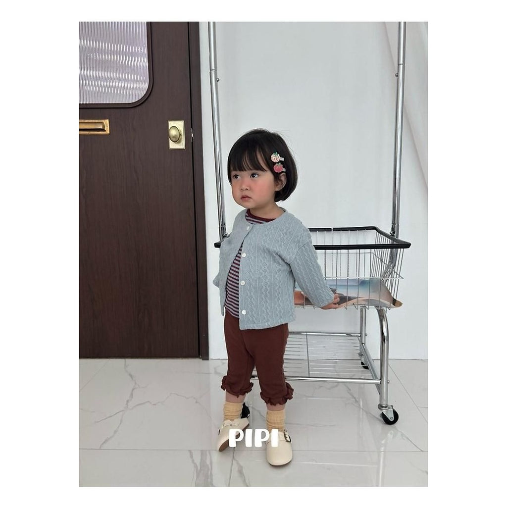 PIPI フリル8分丈パンツ