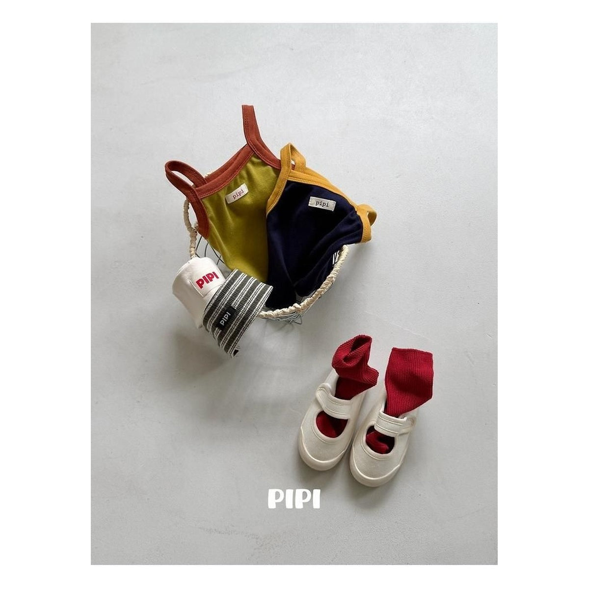 PIPI 配色タンクトップ