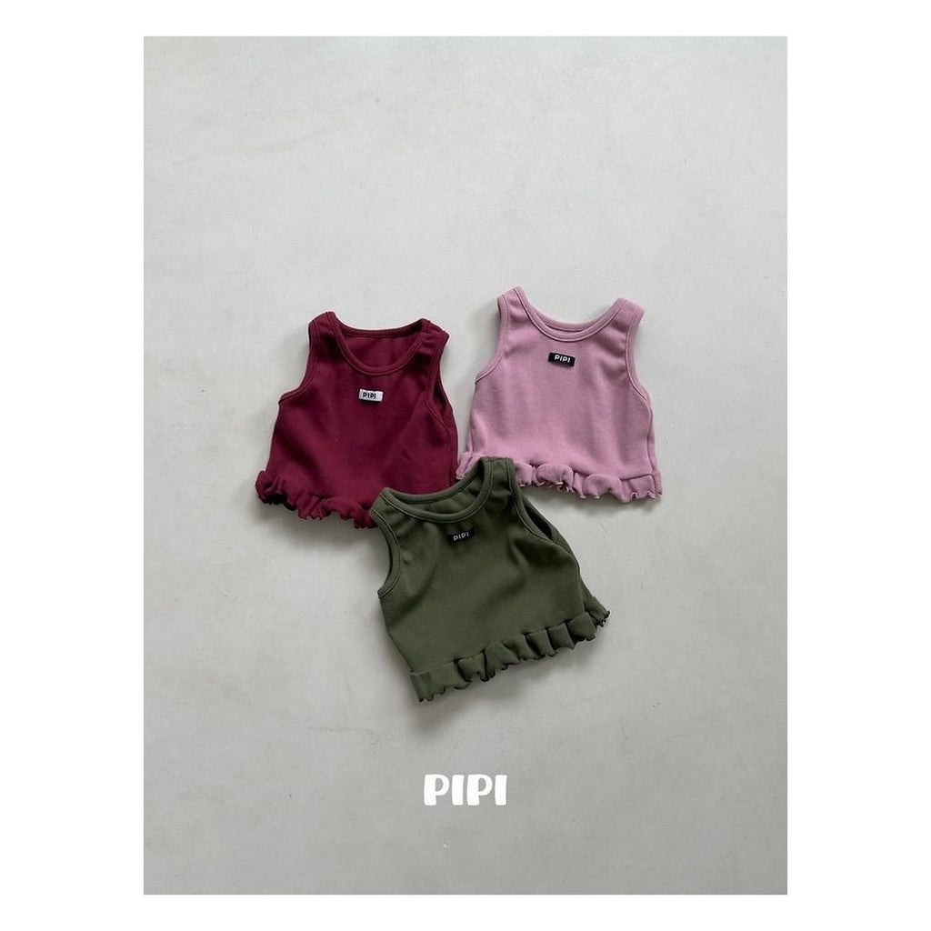 PIPI フリルタンクトップ
